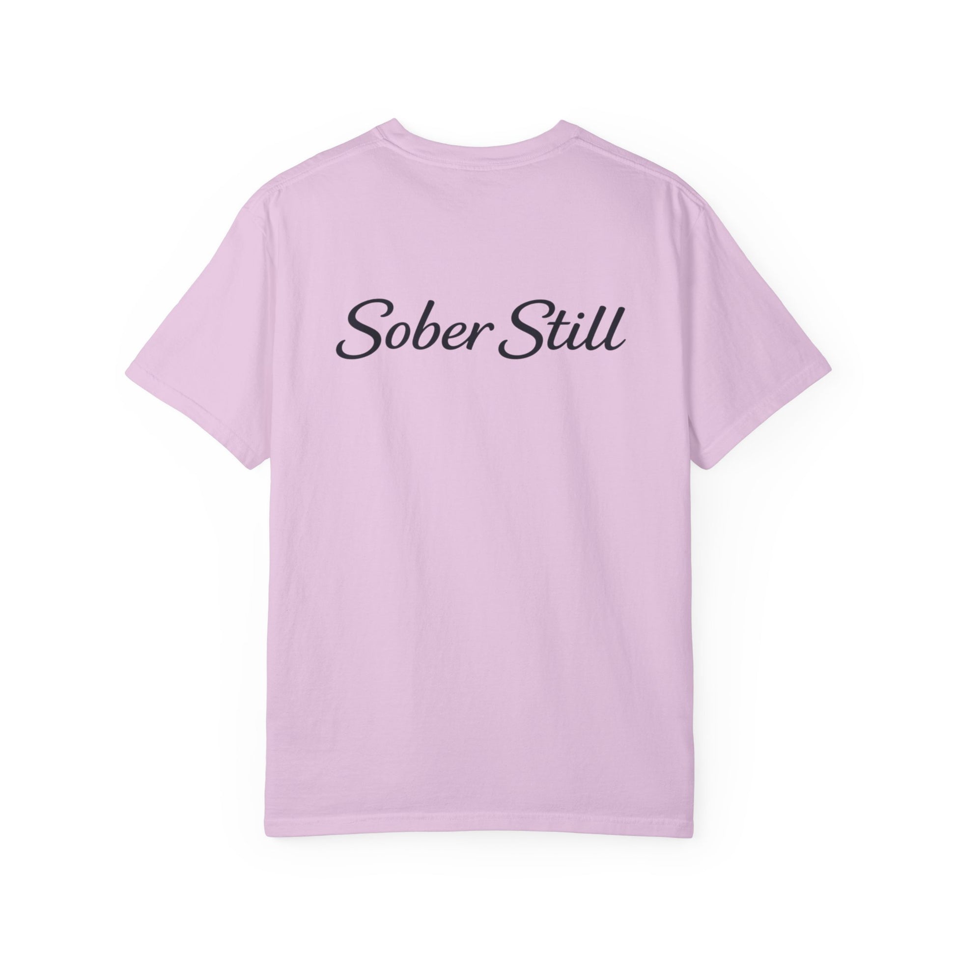 "I'm So Proud Of You" Sober Still t-shirt, styled lifestyle photo