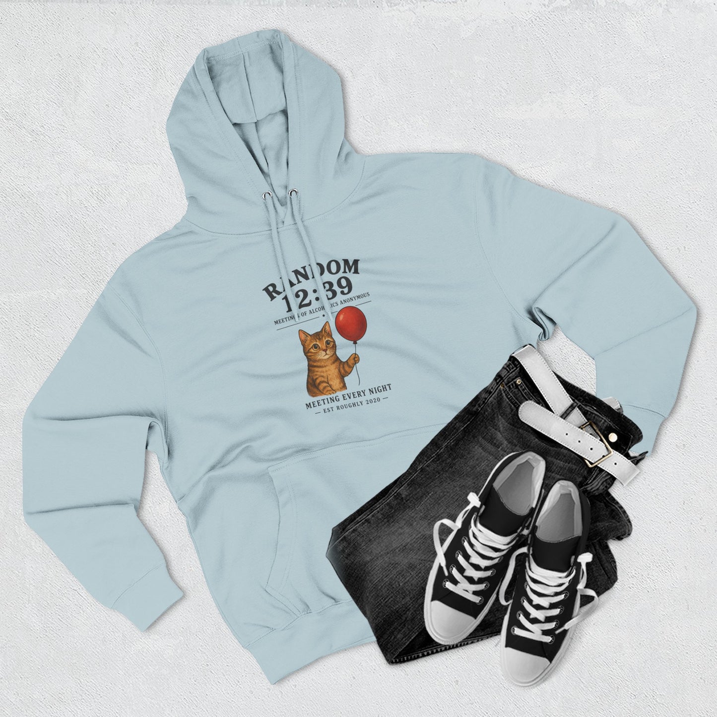 Random 12:39 Meeting Hoodie