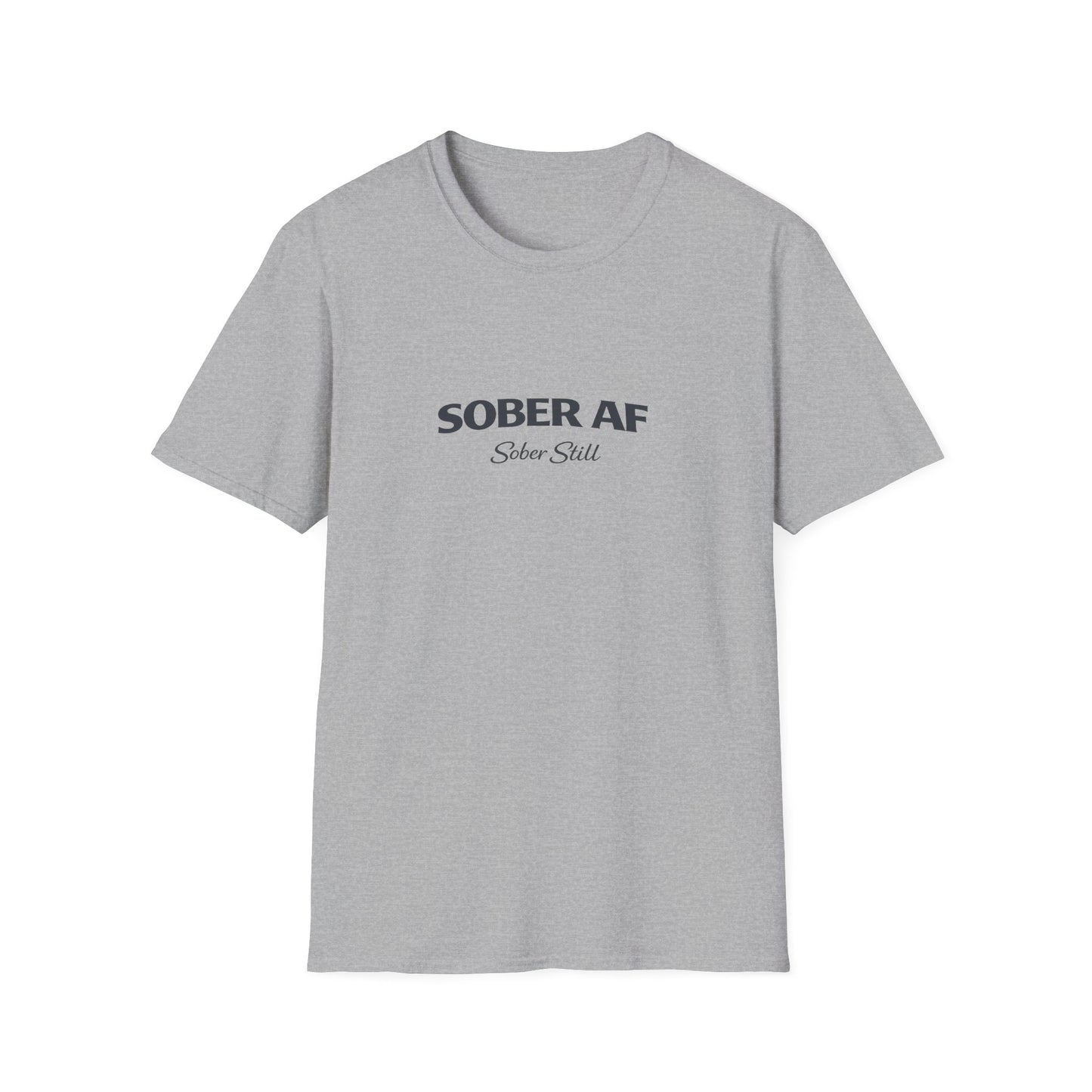 Sober AF T-Shirt, folded product shot