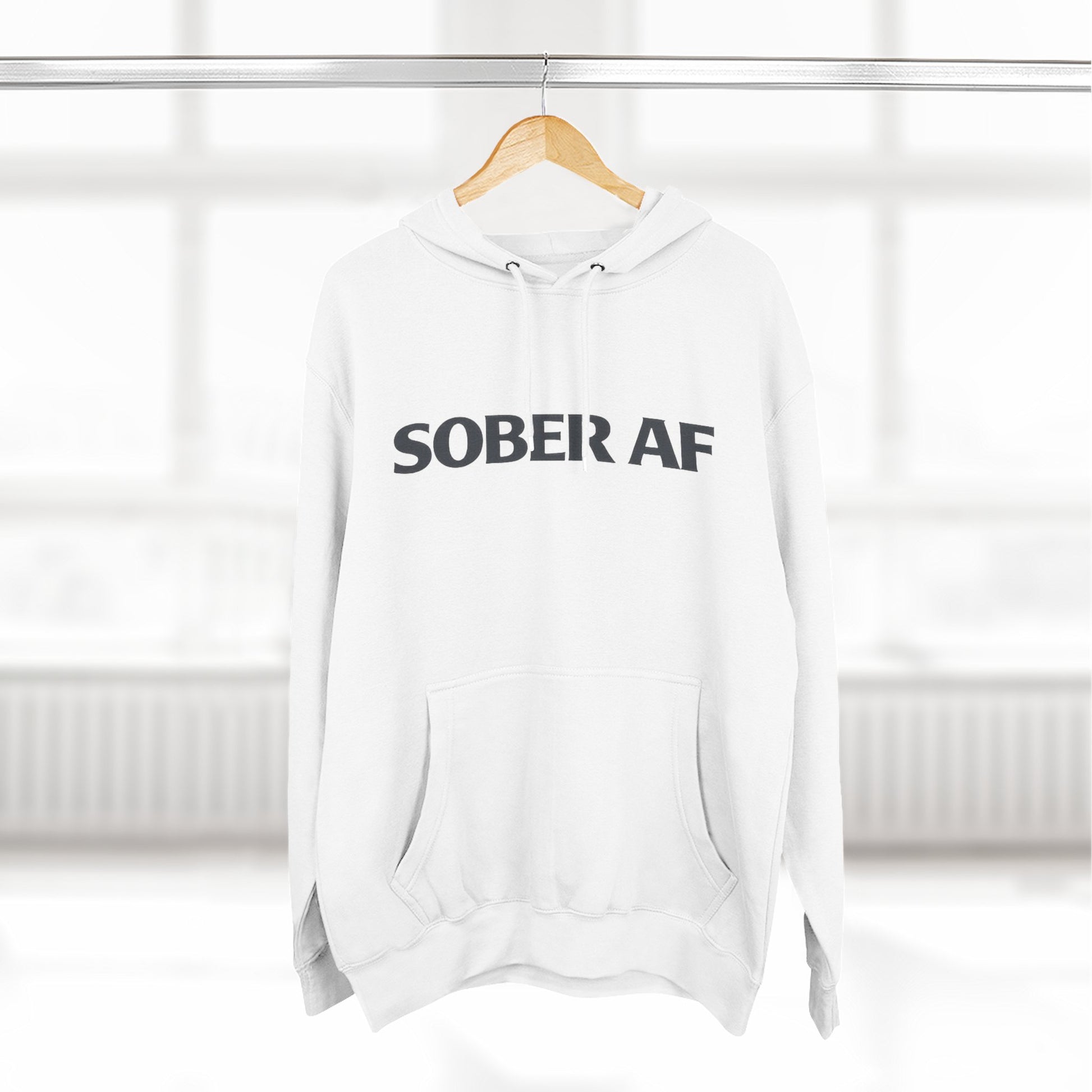 Sober AF Hoodie, alternate angle