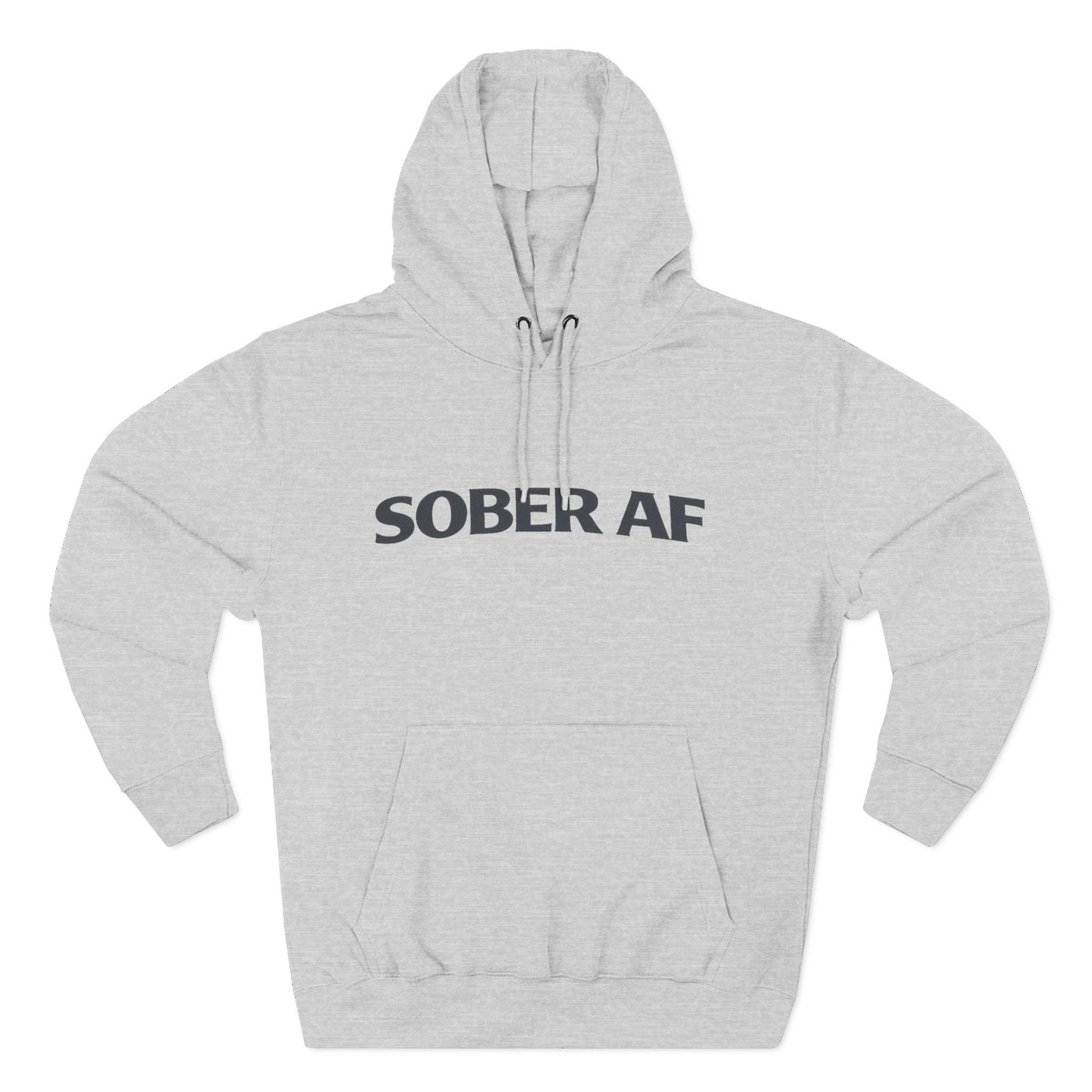 Sober AF Hoodie, close-up of the print