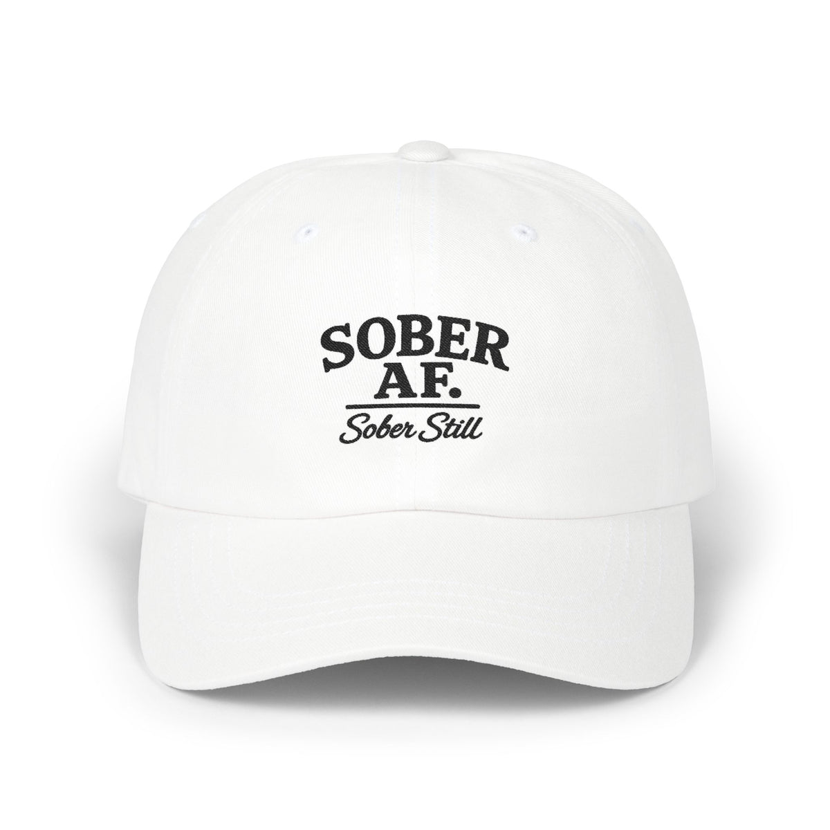 Sober AF Dad Cap, back view
