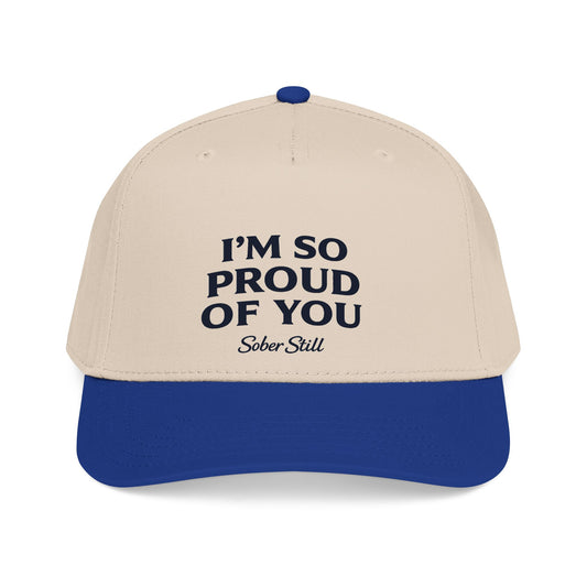 "I'm So Proud Of You" mid profile hat, back view