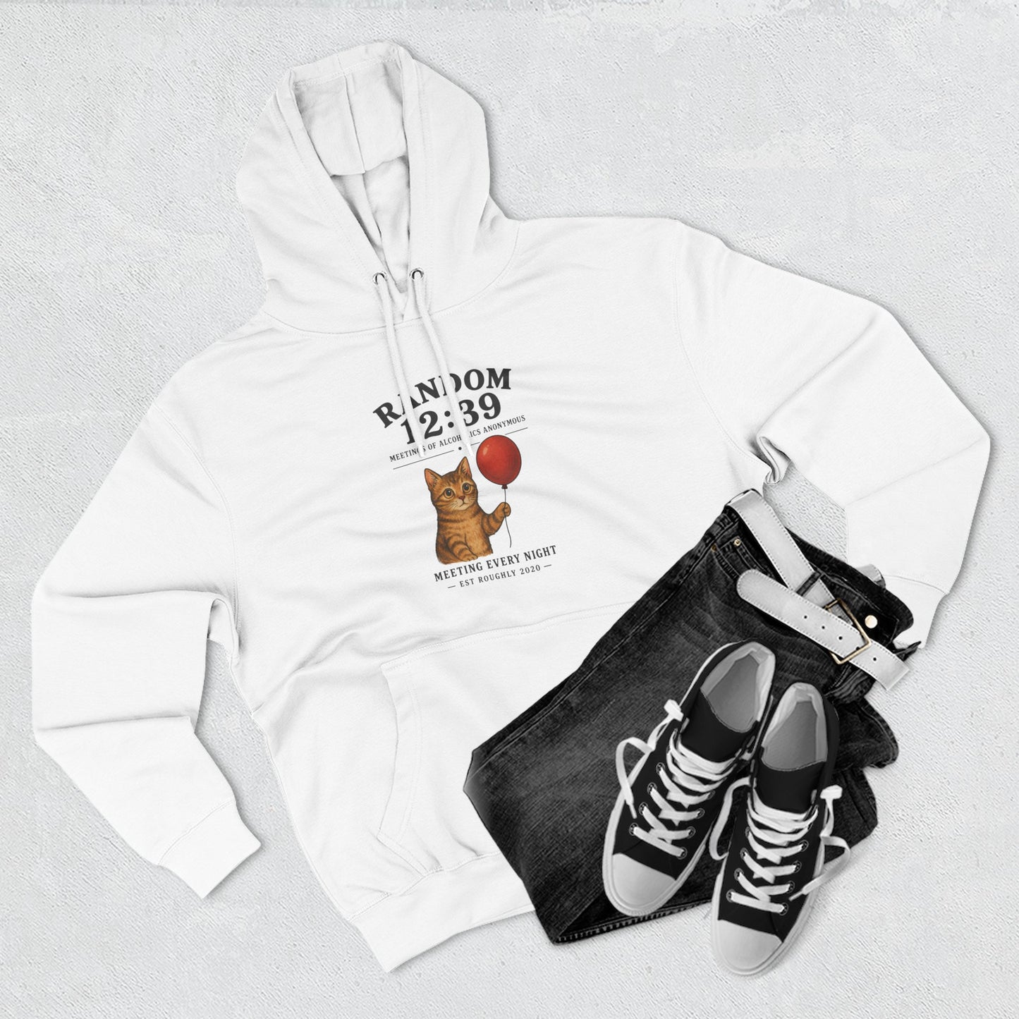 Random 12:39 Meeting Hoodie