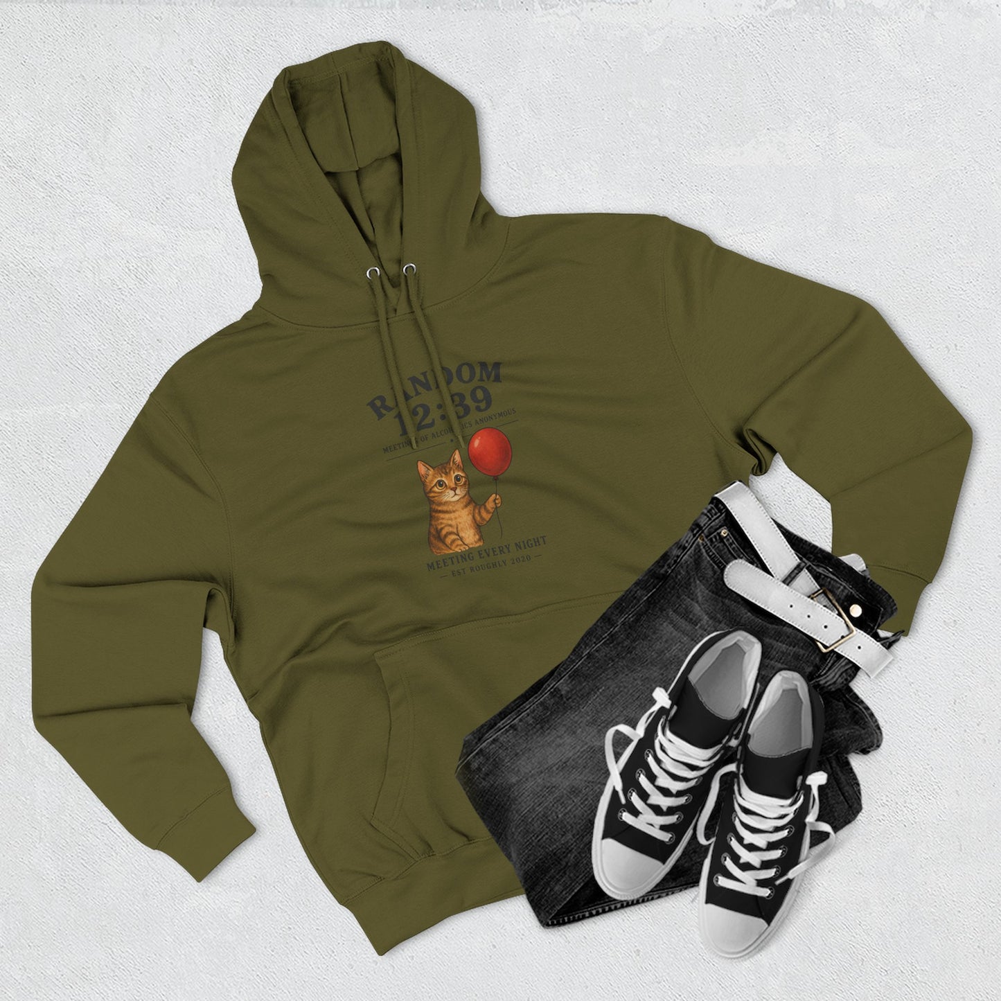 Random 12:39 Meeting Hoodie