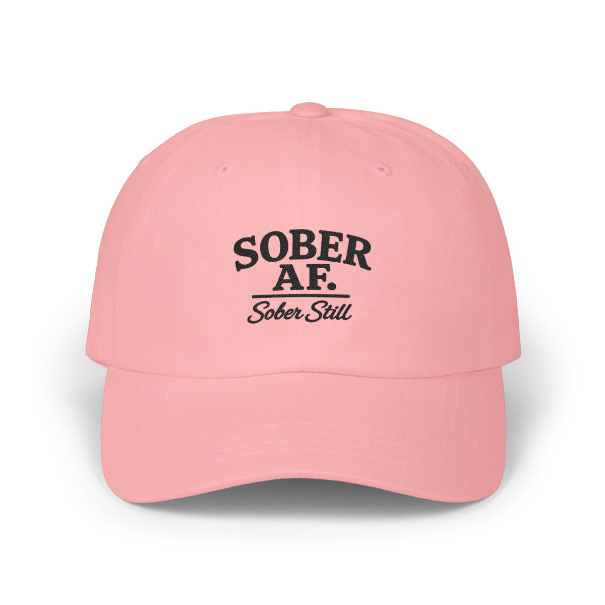 Sober AF Dad Cap, front view