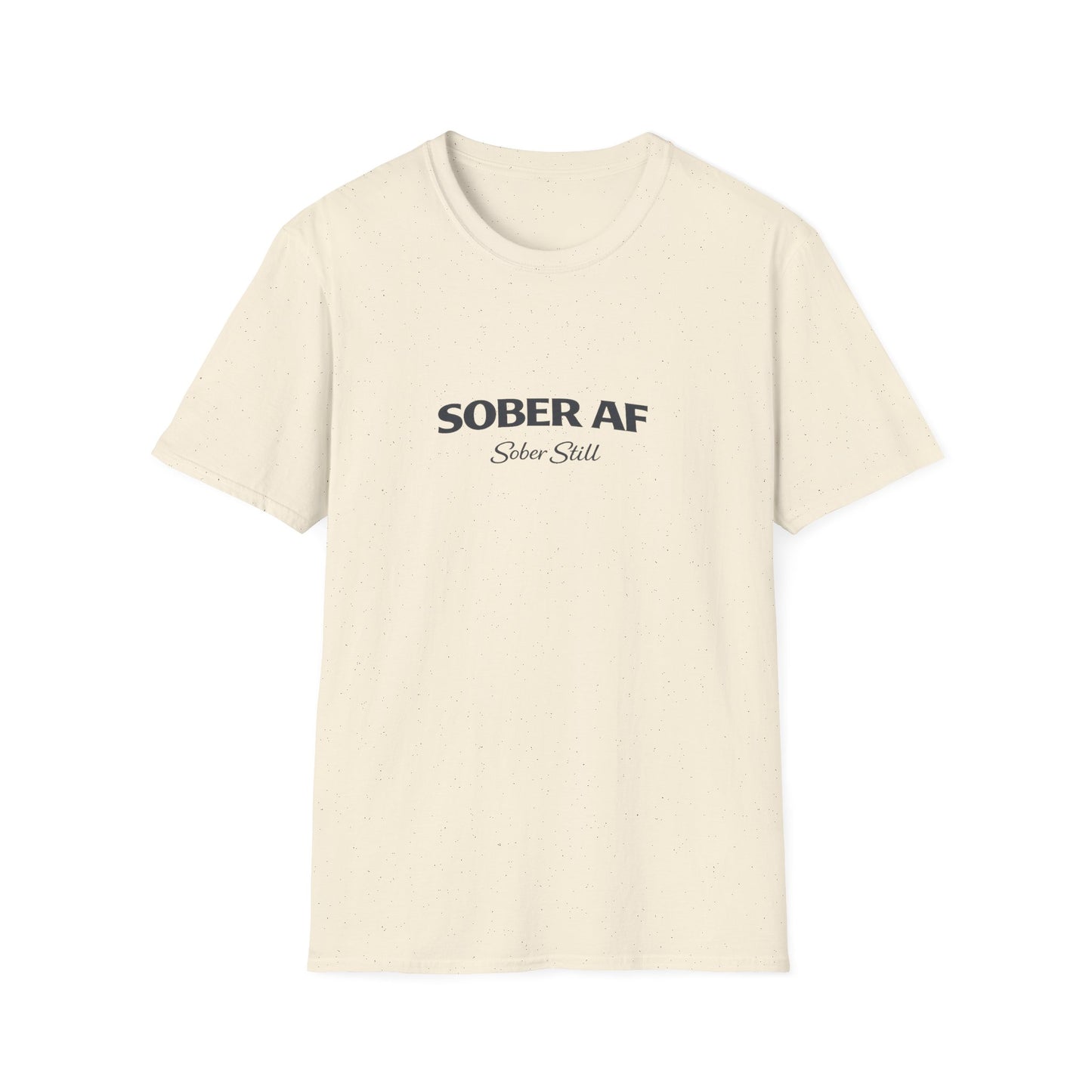 Sober AF T-Shirt, close-up of the print