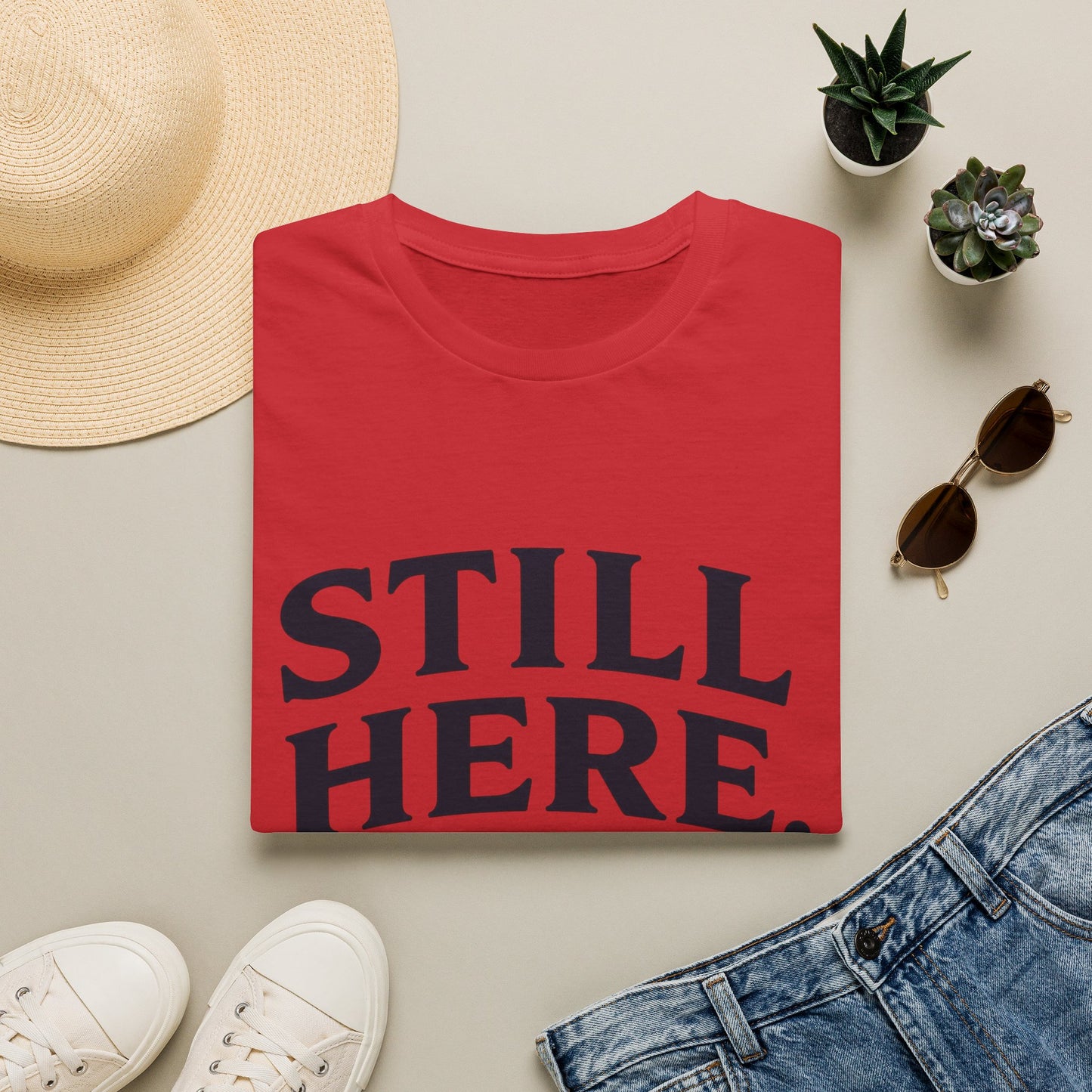 Still Here T-Shirt — "Sober Still" Recovery Support Tee