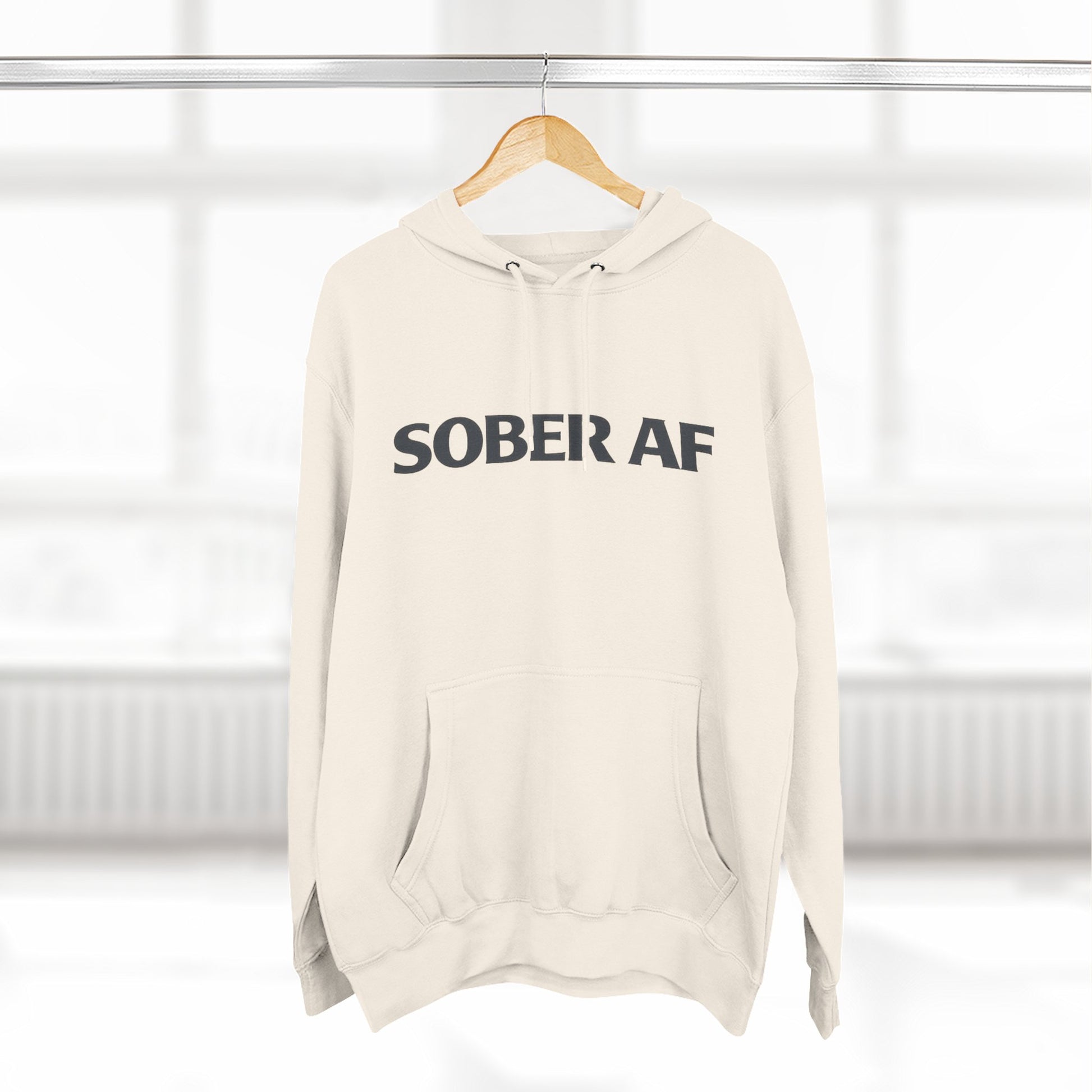 Sober AF Hoodie, lifestyle photo