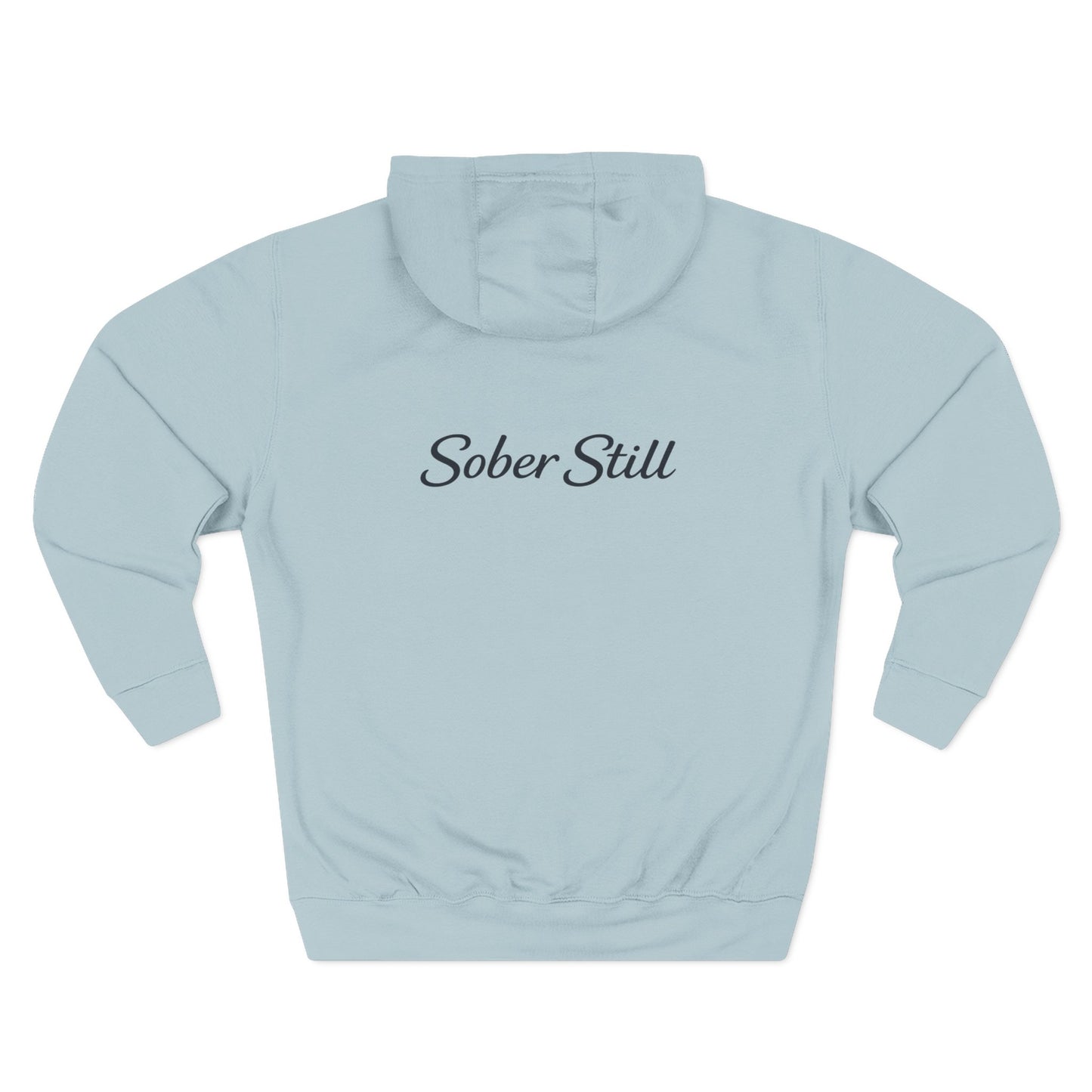 Sober AF Hoodie, size chart graphic