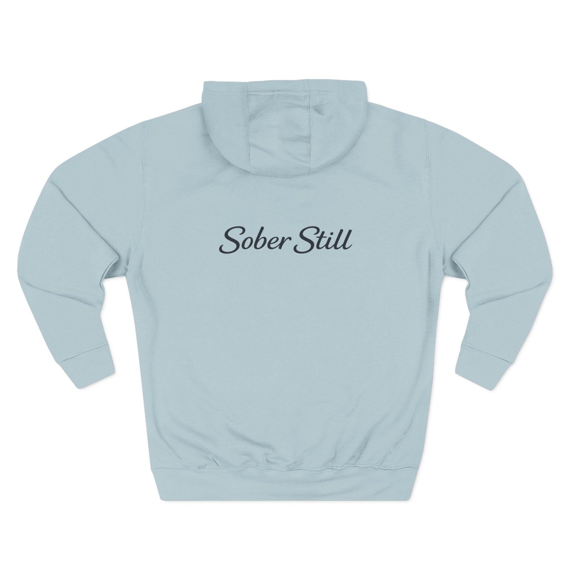 Sober AF Hoodie, size chart graphic
