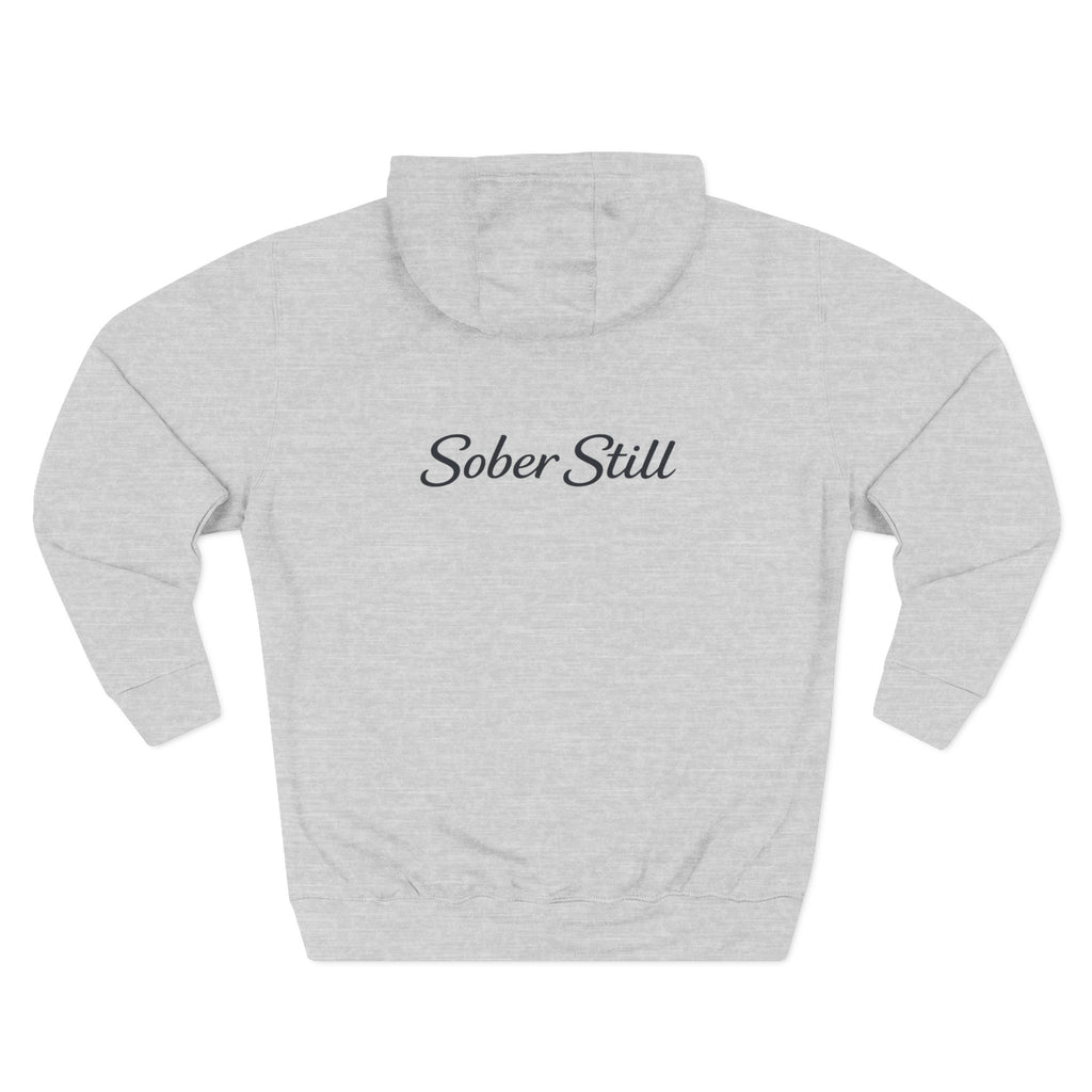 Sober AF Hoodie — Viral Recovery Fleece for Day 1 to Year 100